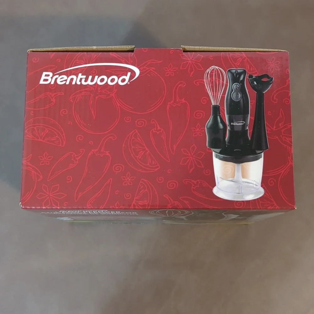 Brentwood Hand Blender and Food Processor Black New in Box - Picture 2 of 7